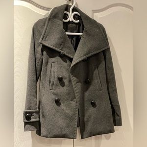 Aritzia Talula Babaton Howell Coat Wool Cashmere Wool coat XXS Charcoal Grey